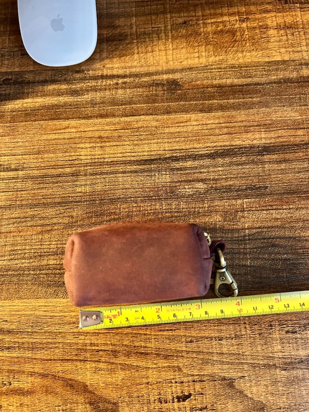 Portland Leather Goods Mini Dopp in Merlot - Picture 3 of 5